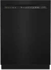 KDFE104KBL KitchenAid Front Control Dishwasher - Black