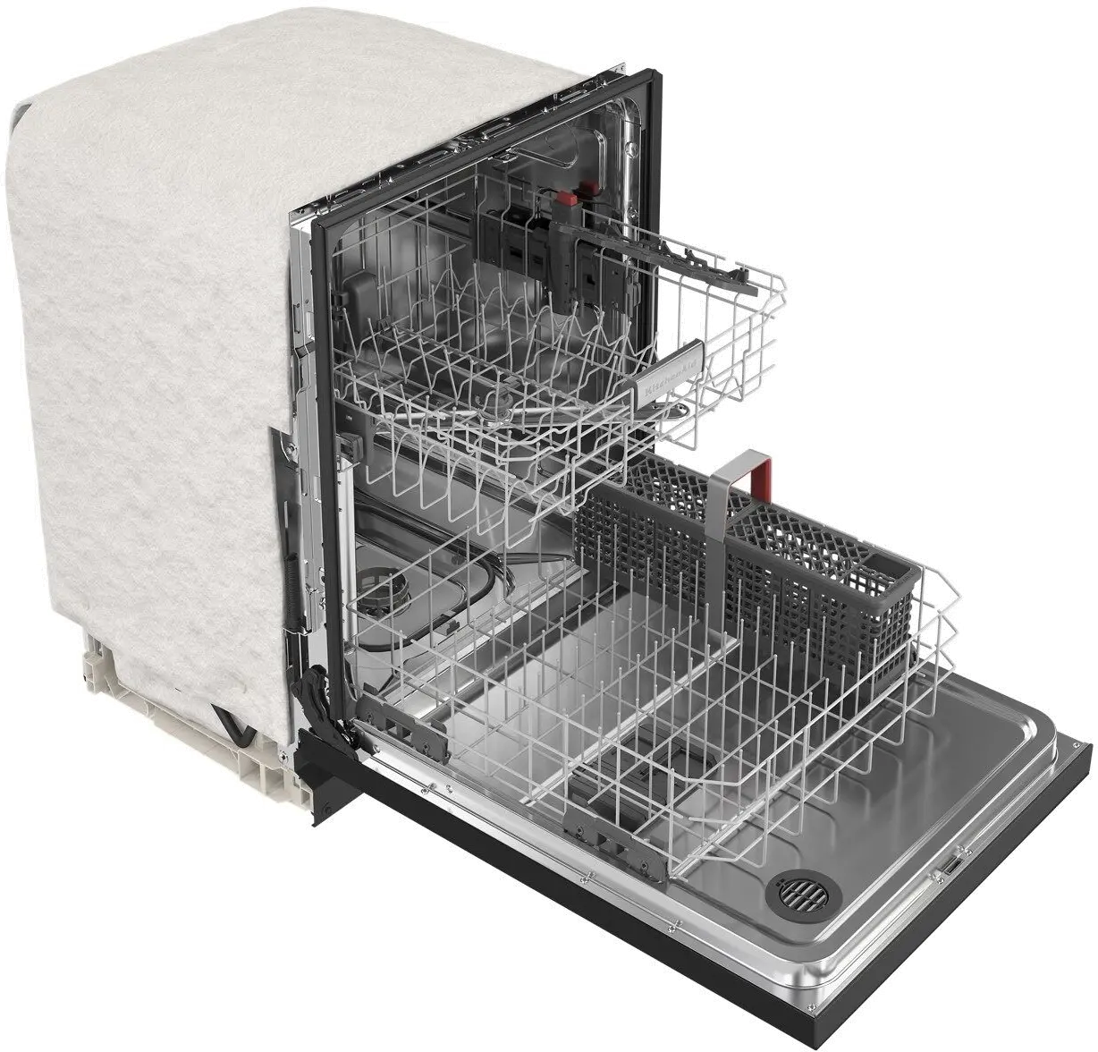 KDFE104KBL KitchenAid Front Control Dishwasher - Black-4