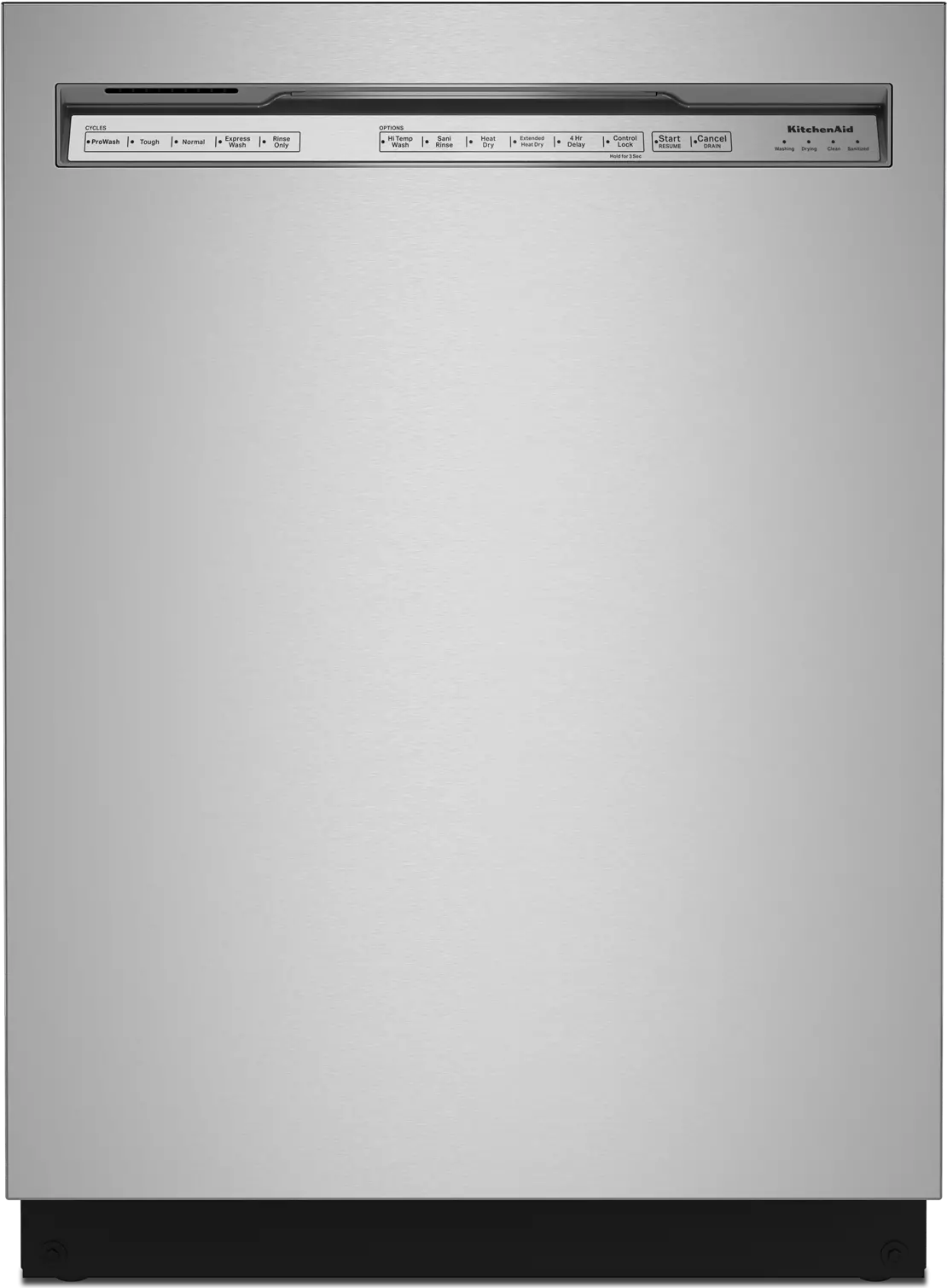 KDFE104KPS KitchenAid Front Control Dishwasher - Stainless Steel-1