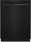 KDFE204KBL KitchenAid Front Control Dishwasher - Black