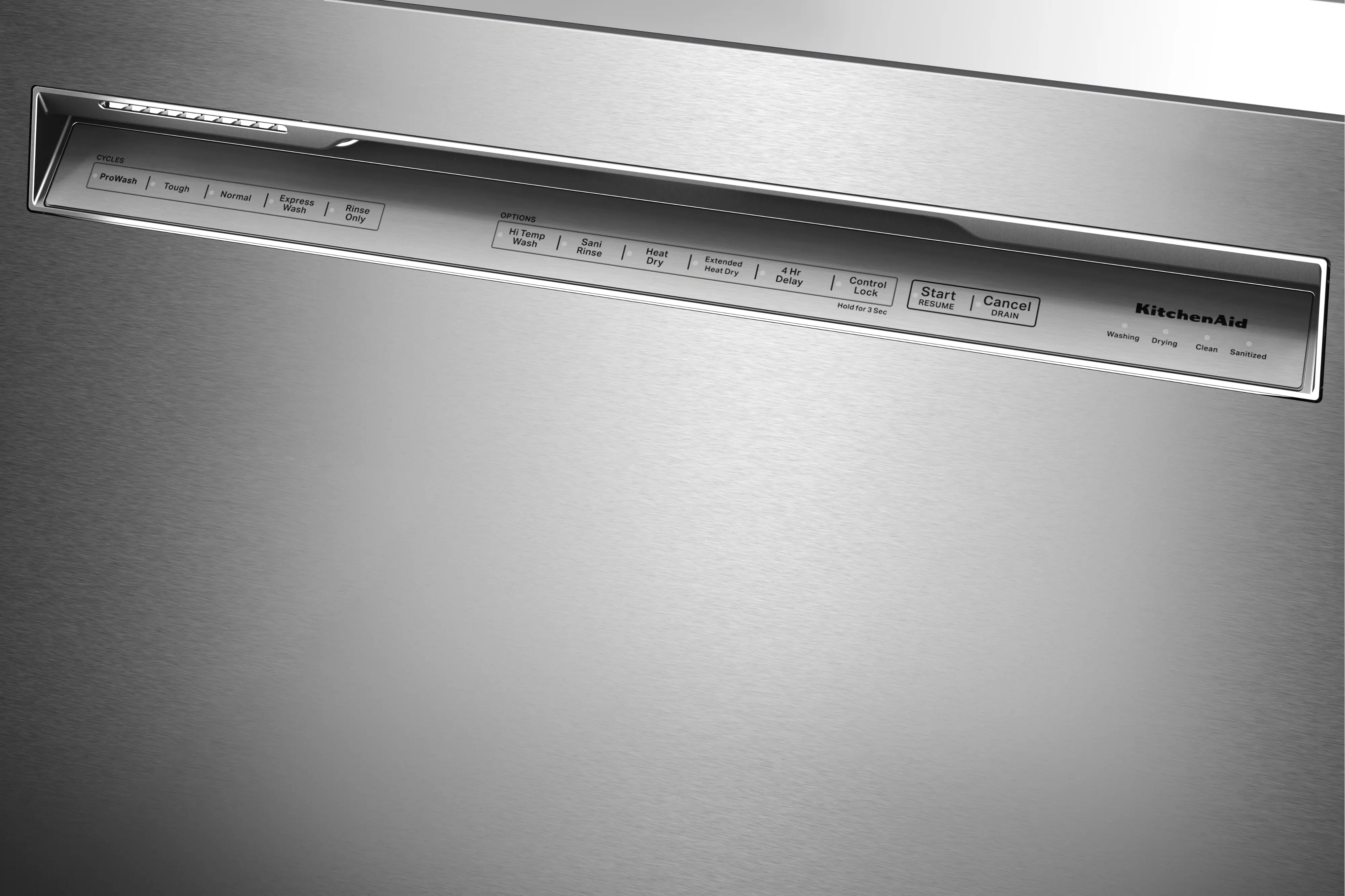 KDFE204KPS KitchenAid Front Control Dishwasher - Stainless Steel-2