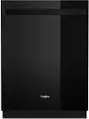 WDT750SAKB Whirlpool Top Control Dishwasher - Black