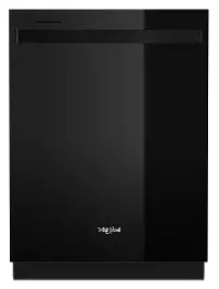 WDT750SAKB Whirlpool Top Control Dishwasher - Black