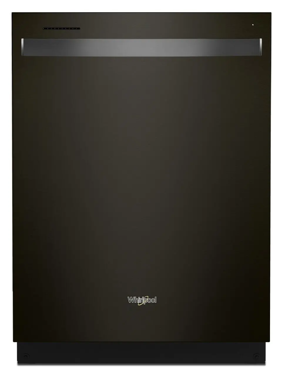 WDT750SAKV Whirlpool Top Control Dishwasher - Black Stainless Steel-1