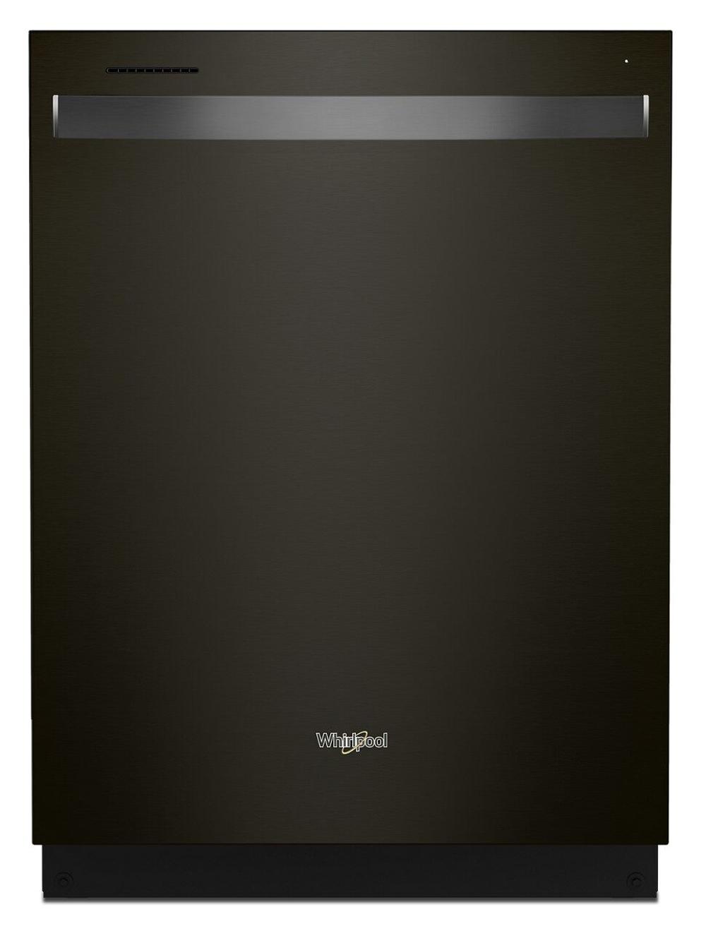 Whirlpool Top Control Dishwasher - Black Stainless Steel