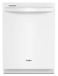 WDT750SAKW Whirlpool Top Control Dishwasher - White