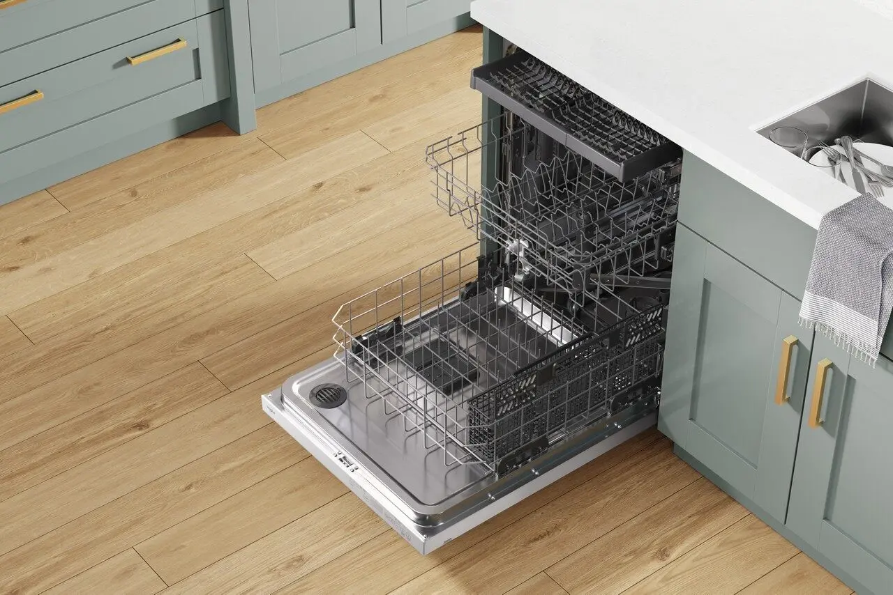 WDT750SAKW Whirlpool Top Control Dishwasher - White-3