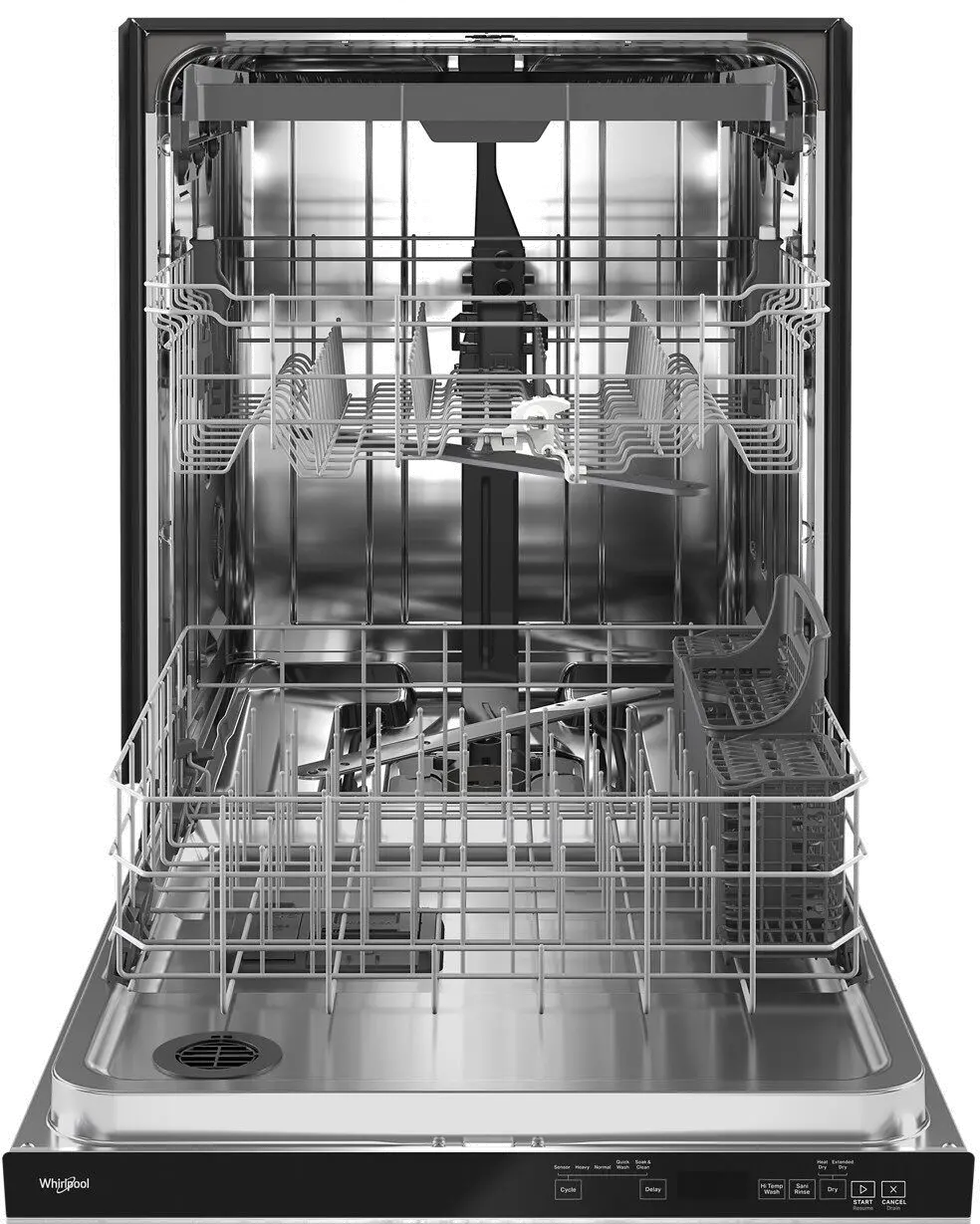 WDTA50SAKZ Whirlpool Top Control Dishwasher - Stainless Steel-1
