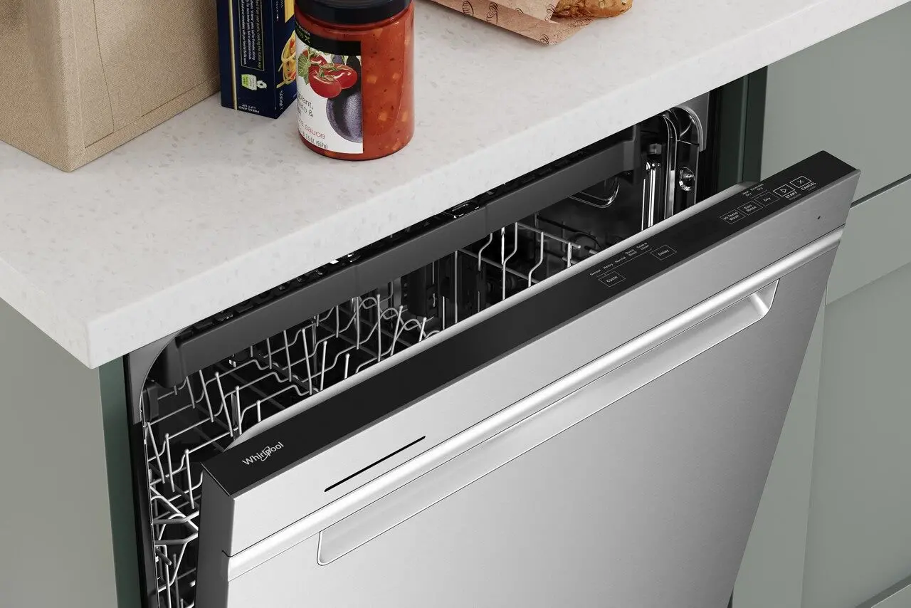 WDTA50SAKZ Whirlpool Top Control Dishwasher - Stainless Steel-2