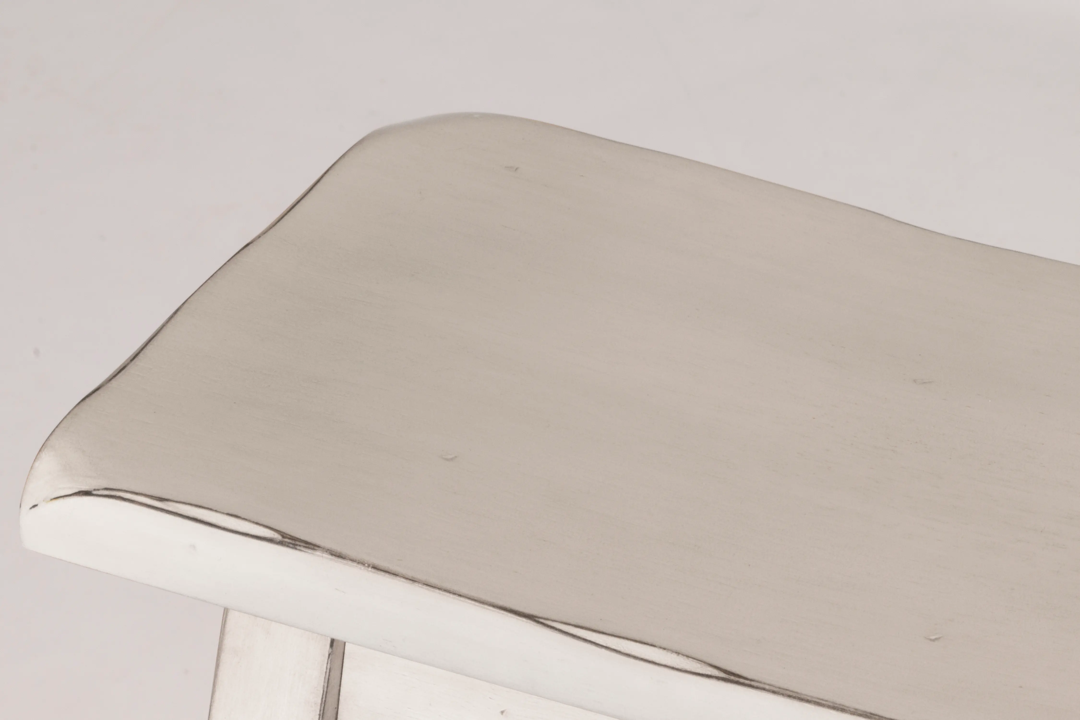 Farmhouse Sea White Backless Bar Stool - Moreno-3