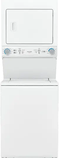 FLCE7522AW Frigidaire Electric Laundry Center - 3.9 and 5.5 cu. ft. White