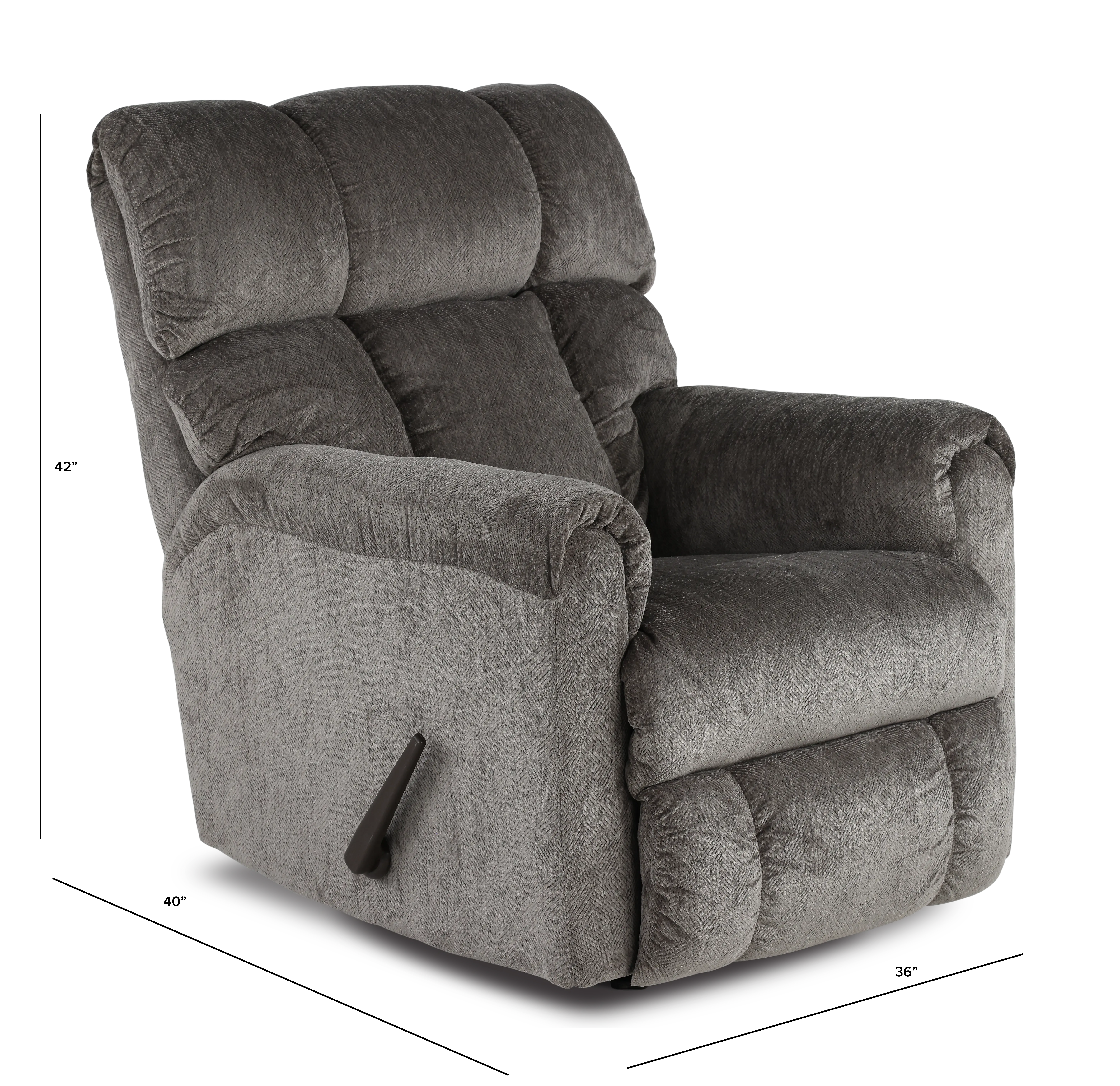 Commander Gray Rocker Recliner-3