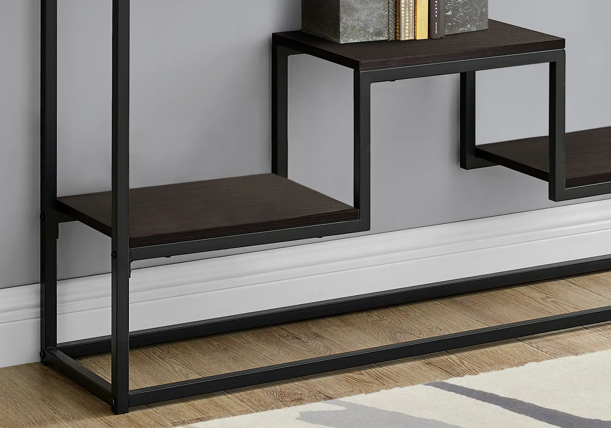 Contemporary Black Sofa Table-5