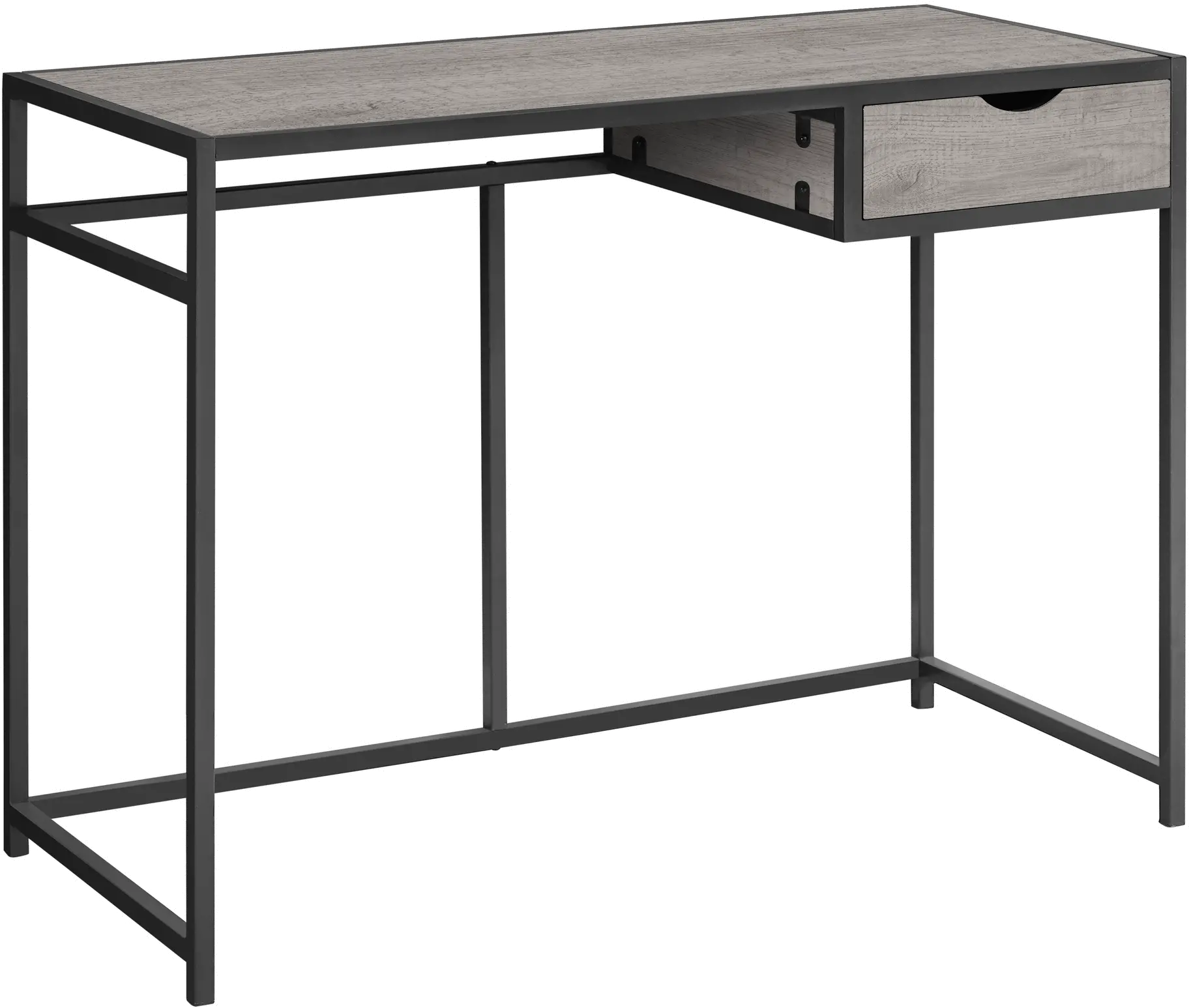 Contemporary Gray Computer Desk-1