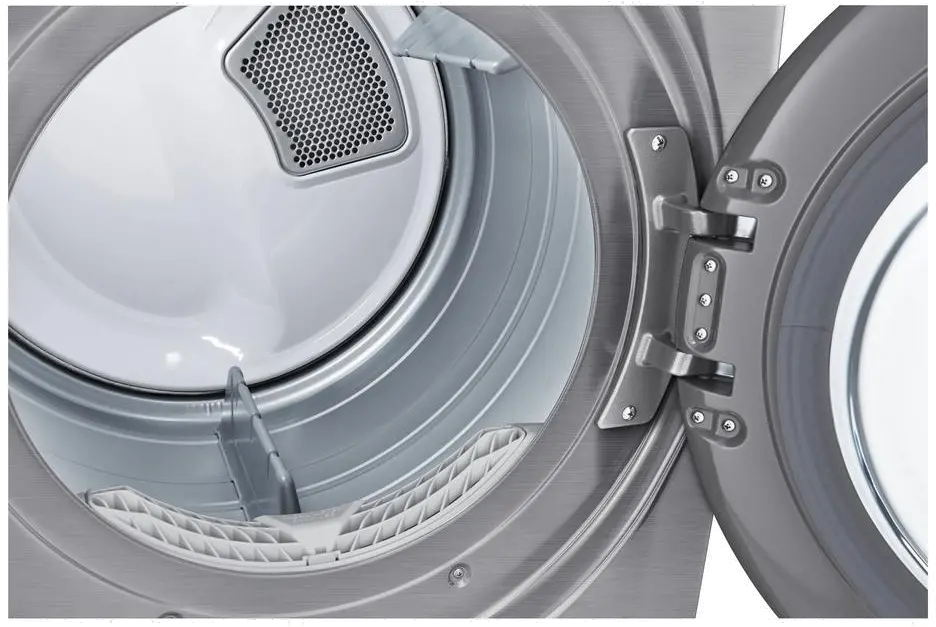 DLE3600V LG Ultra Large Capacity Smart Front Load Electric Dryer with Built-In Intelligence - 7.4 cu. ft. Graphite Steel-5