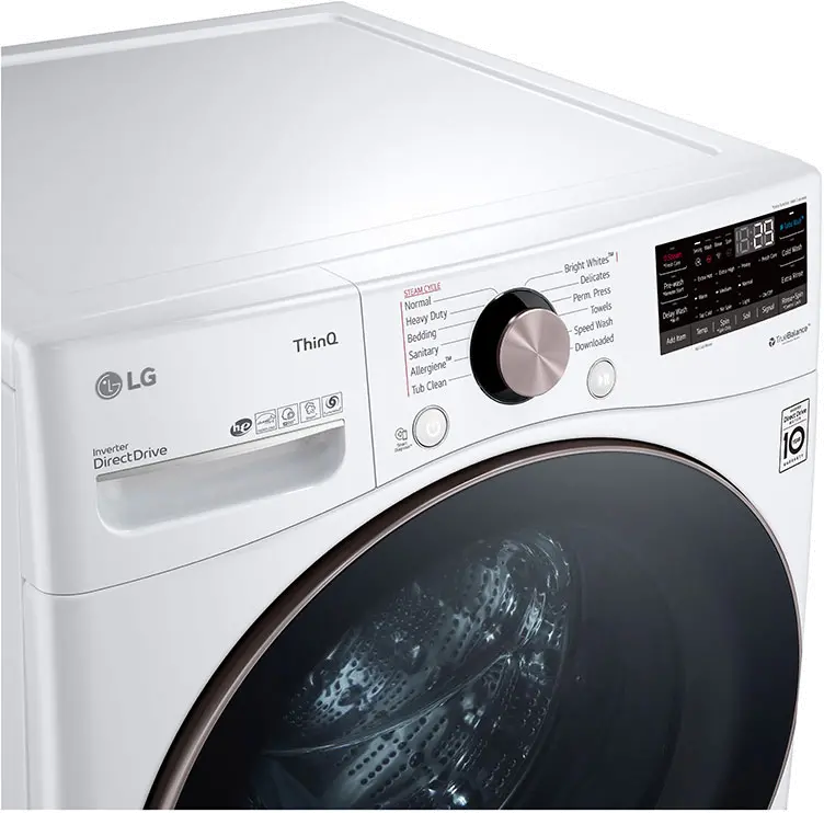 WM4000HWA LG Large Capacity Smart WiFi Front Load Washer with TurboWash 360° - 4.5 cu. ft. White-9