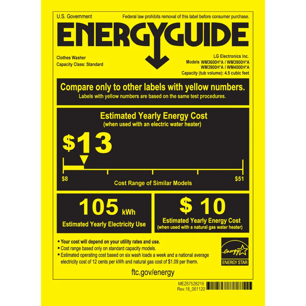 WM4000HBA LG Large Capacity Smart WiFi Front Load Washer with TurboWash 360° - 4.5 cu. ft. Black Steel-10