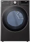 DLEX4000B Ultra Large Capacity Smart Front Load Electric Dryer with TurboSteam™ and Built-In Intelligence - 7.4 cu. ft. Black Stainless Steel