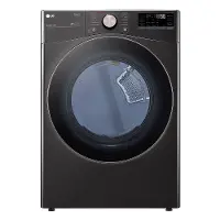 DLEX4000B Ultra Large Capacity Smart Front Load Electric Dryer with TurboSteam™ and Built-In Intelligence - 7.4 cu. ft. Black Stainless Steel