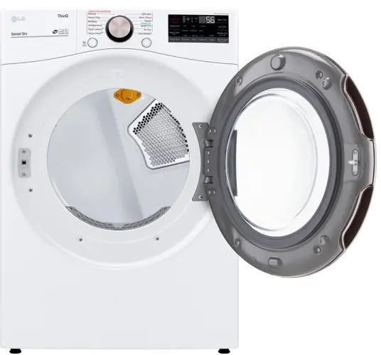 DLGX4001W Ultra Large Capacity Smart Front Load Gas Dryer with TurboSteam™ and Built-In Intelligence - 7.4 cu. ft. White-3