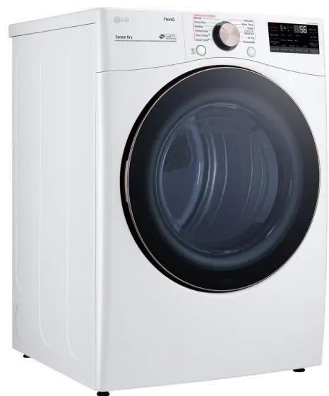 DLGX4001W Ultra Large Capacity Smart Front Load Gas Dryer with TurboSteam™ and Built-In Intelligence - 7.4 cu. ft. White-4