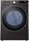 DLGX4001B LG Smart Front Load Gas Dryer with TurboSteam and Built-In Intelligence - 7.4 cu. ft. Black Steel
