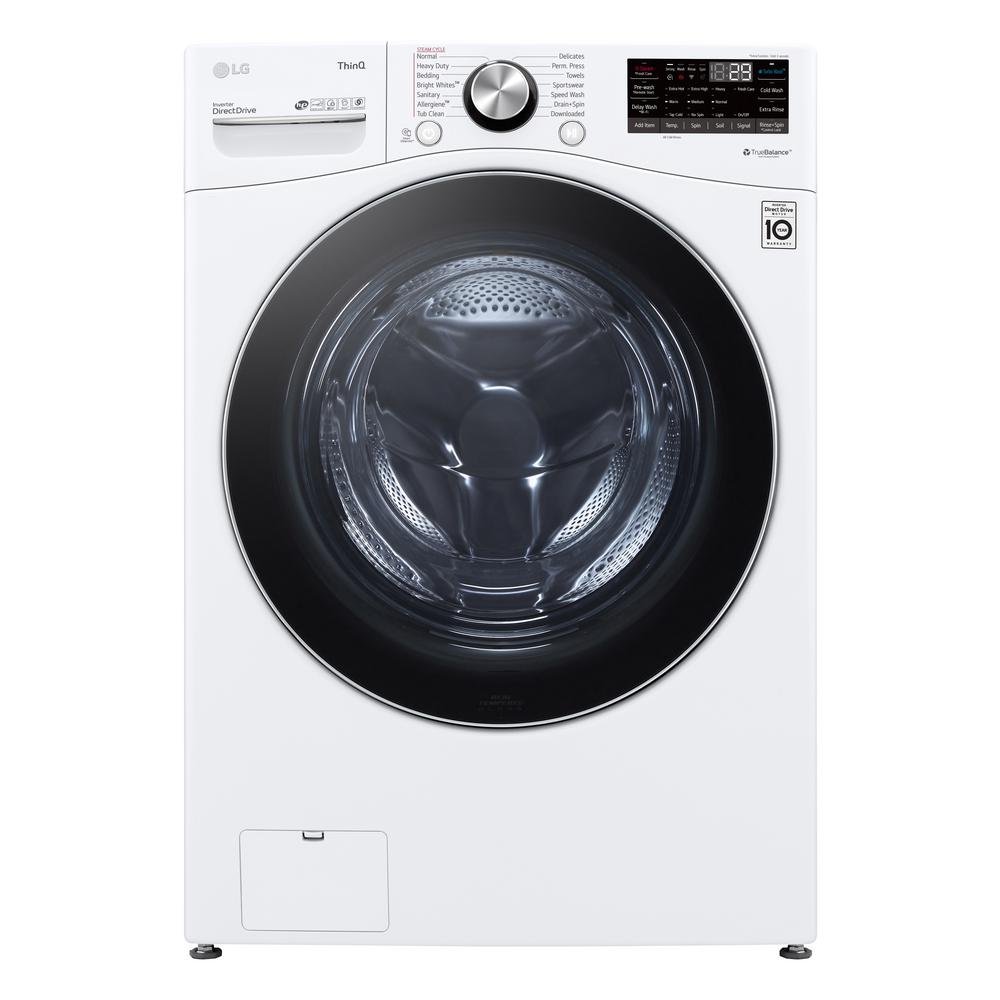 LG Mega Capacity Smart Front Load Washer with TurboWash 360° - 5.0 cu. ft.