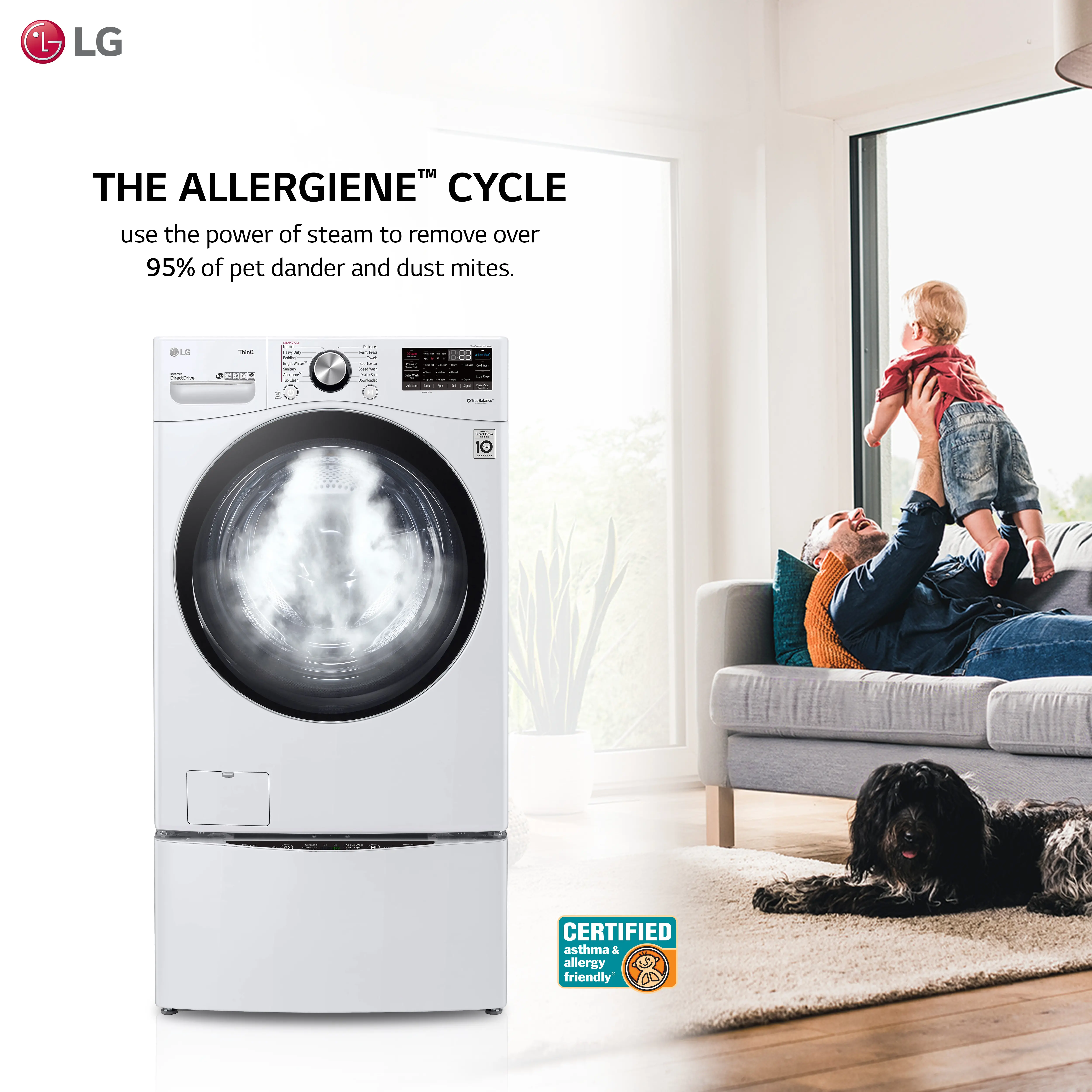 WM4200HWA LG Mega Capacity Smart Front Load Washer with TurboWash 360° - 5.0 cu. ft.-8