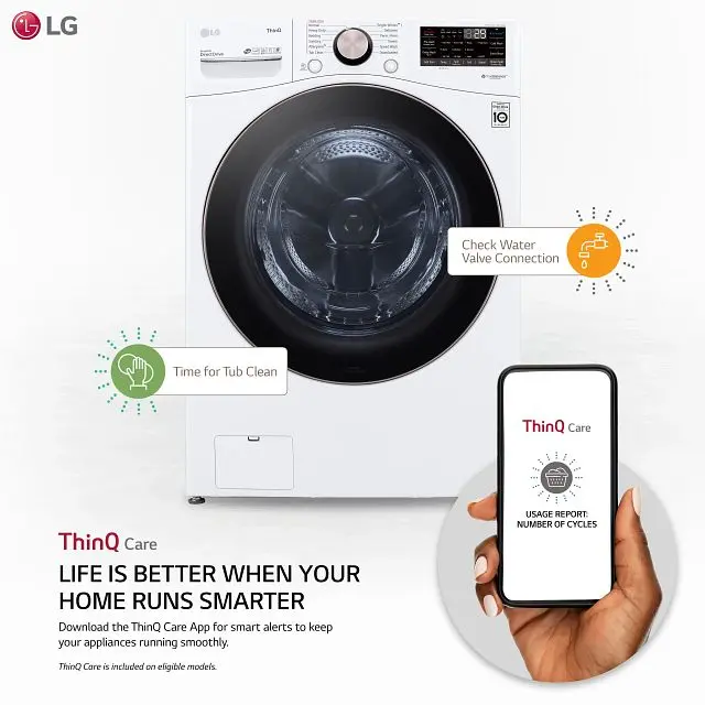 WM4200HWA LG Mega Capacity Smart Front Load Washer with TurboWash 360° - 5.0 cu. ft.-9