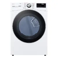 DLEX4200W LG Ultra Large Capacity Smart wi-fi Enabled Front Load Dryer - 7.4 cu. ft. White