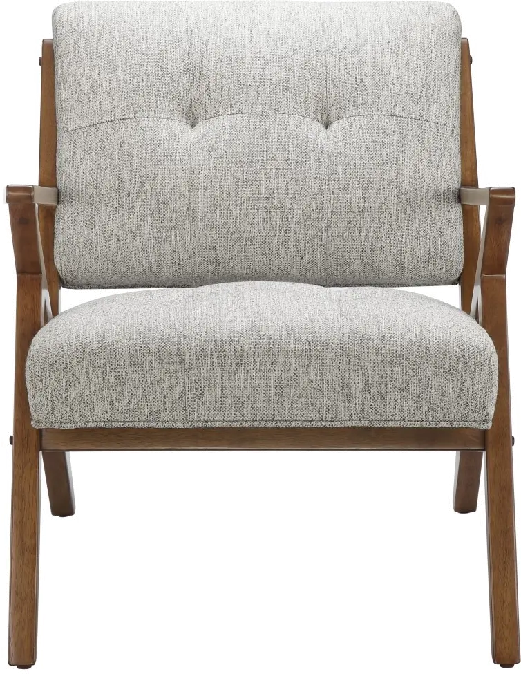 Rocket Mid Century Modern Light Gray Accent Chair-3