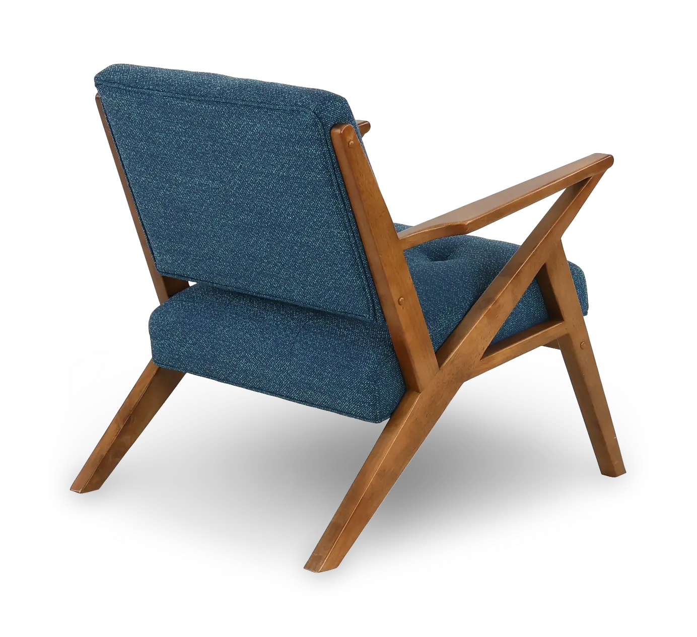 Rocket Mid Century Modern Blue Accent Chair-6