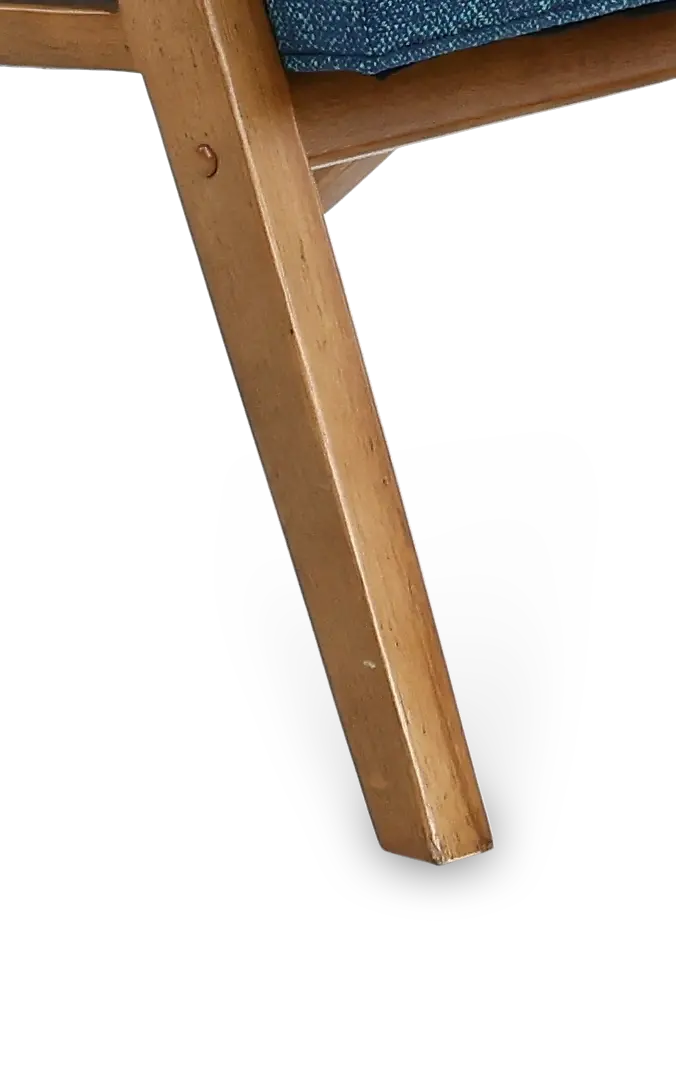 Rocket Mid Century Modern Blue Accent Chair-7