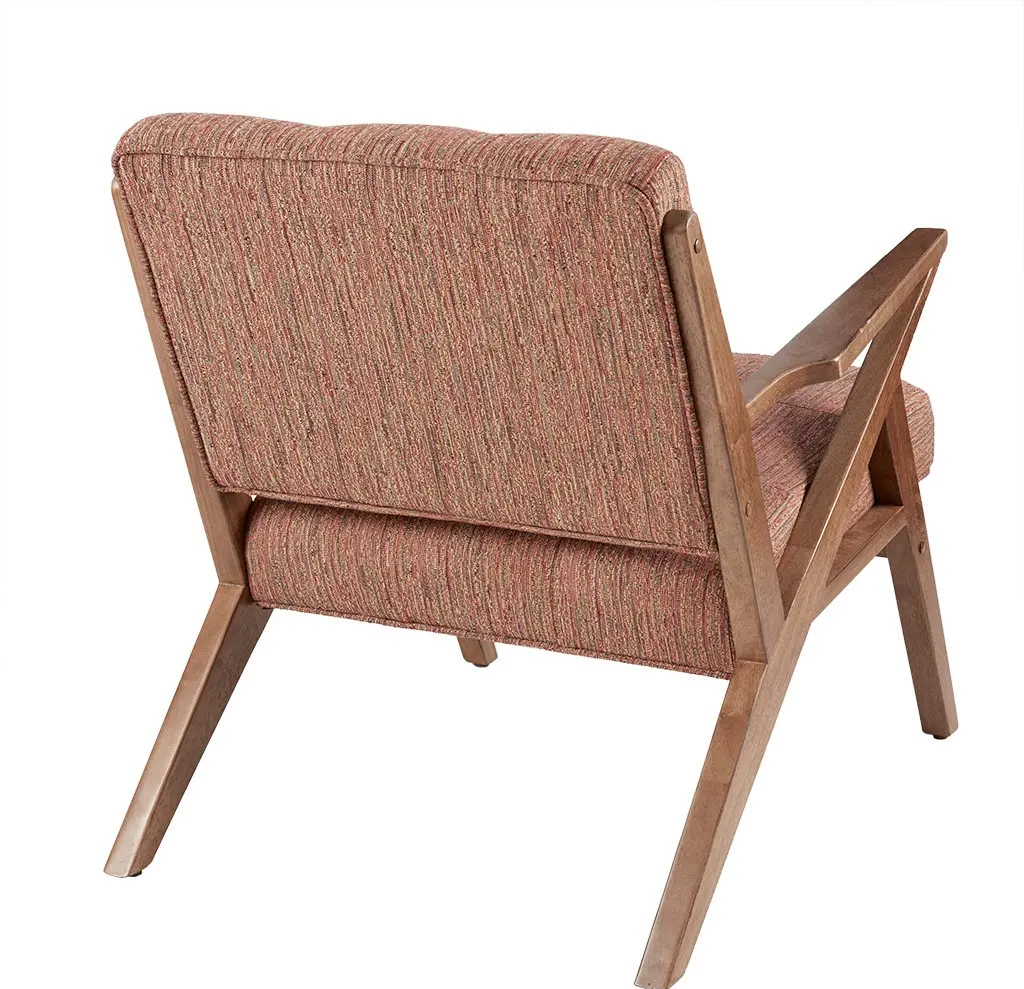 Rocket Mid Century Modern Orange Accent Chair-4