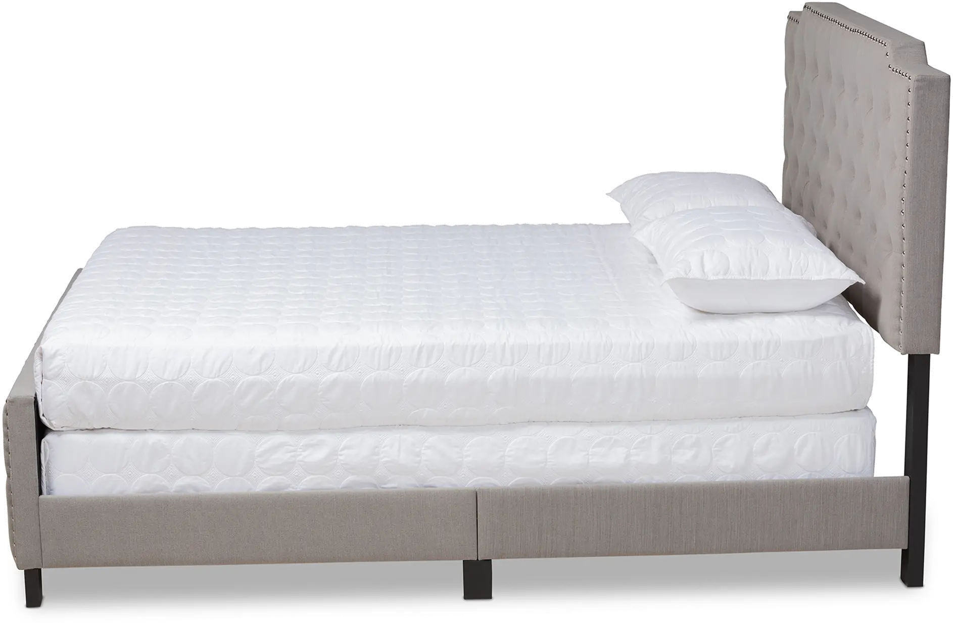 162-10328-RCW Contemporary Gray King Upholstered Bed - Katey-4