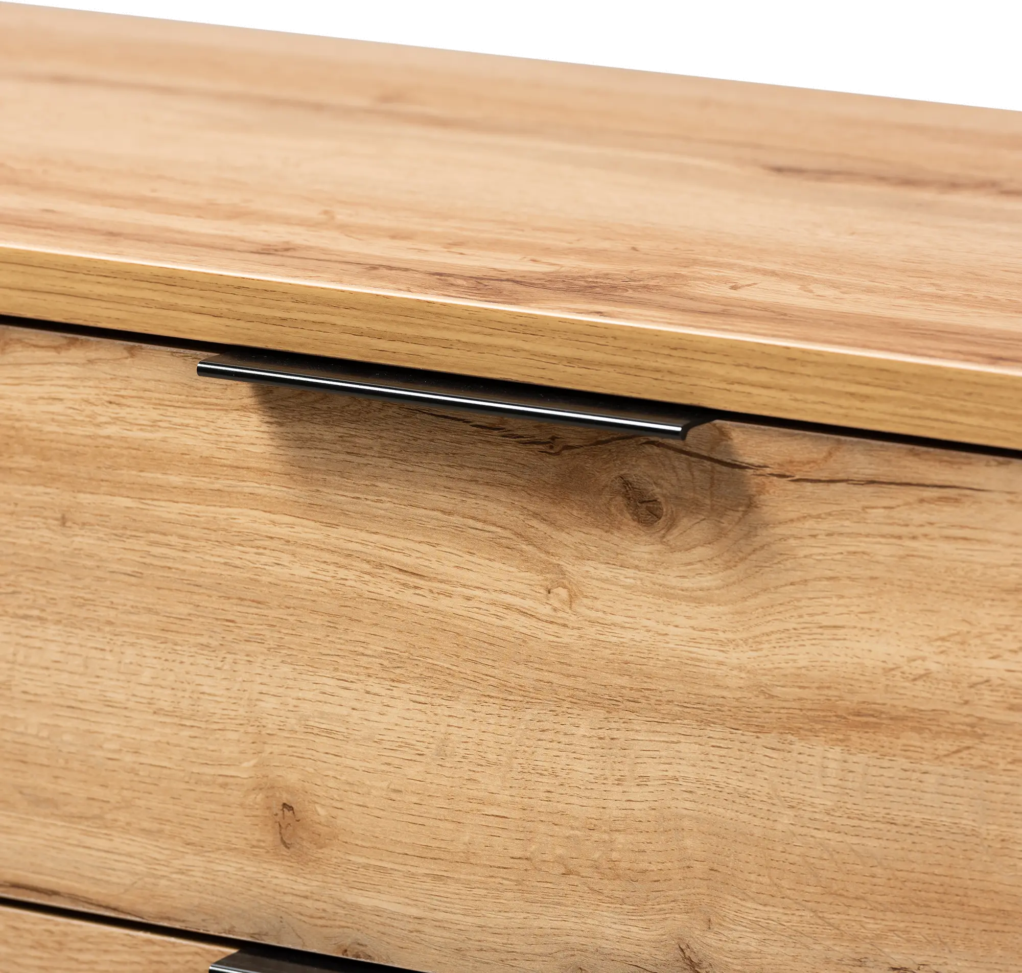 162-10296-RCW Industrial Modern Oak 4-Drawer Dresser - Candi-7