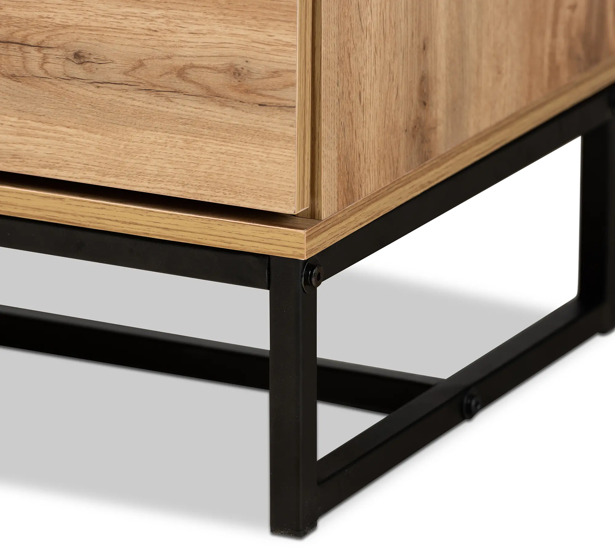 162-10296-RCW Industrial Modern Oak 4-Drawer Dresser - Candi-8