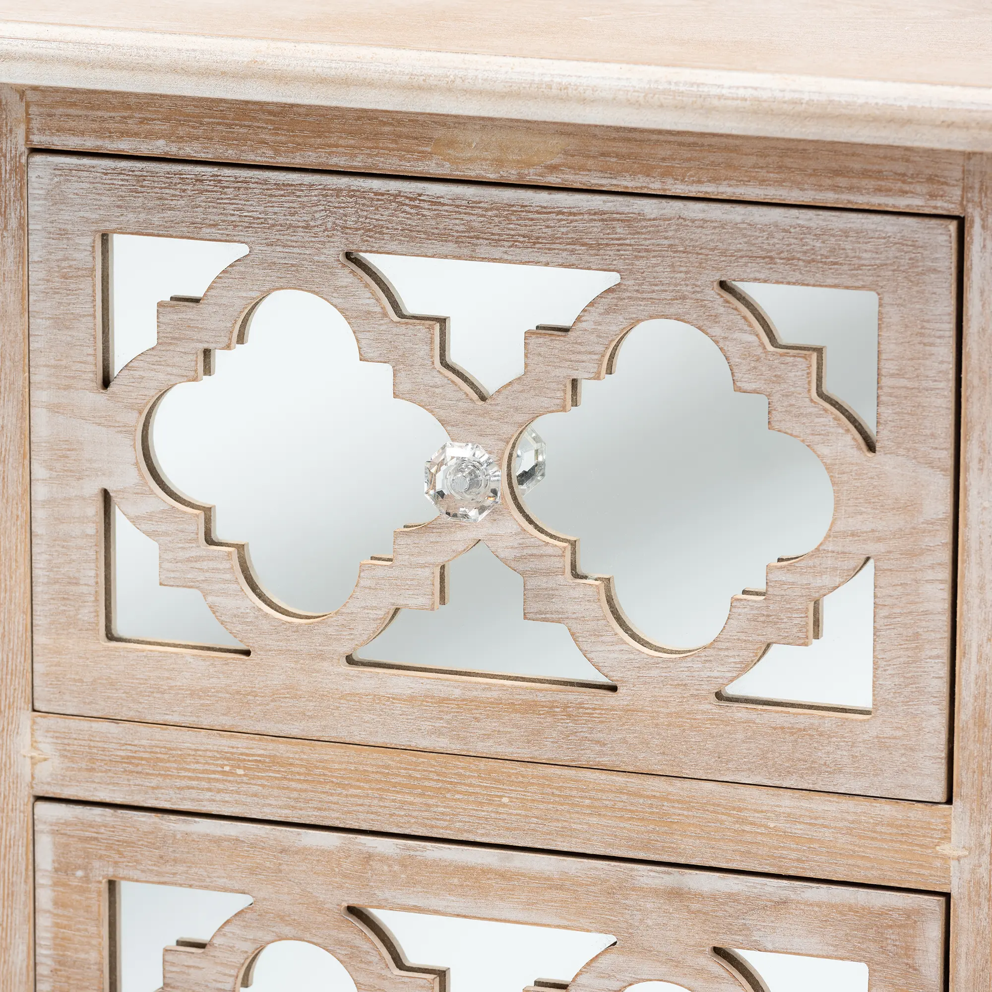 162-10263-RCW Country Whitewash Wood and Mirror Nightstand - Edith-5