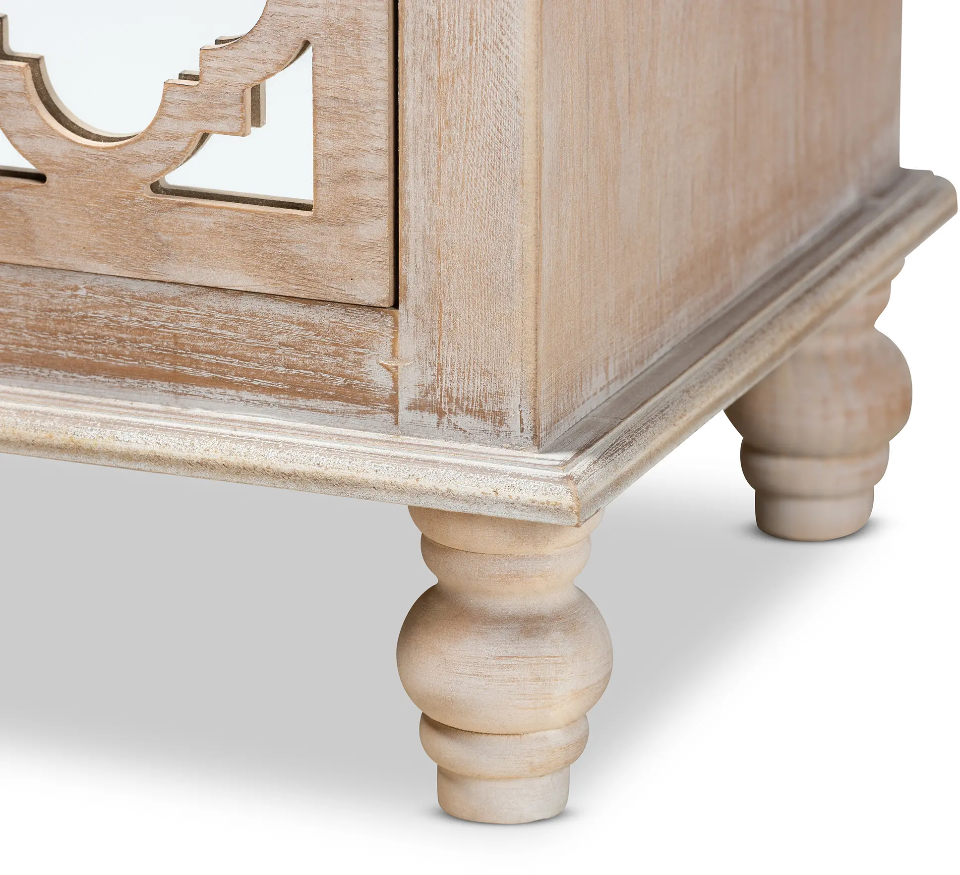 162-10263-RCW Country Whitewash Wood and Mirror Nightstand - Edith-6
