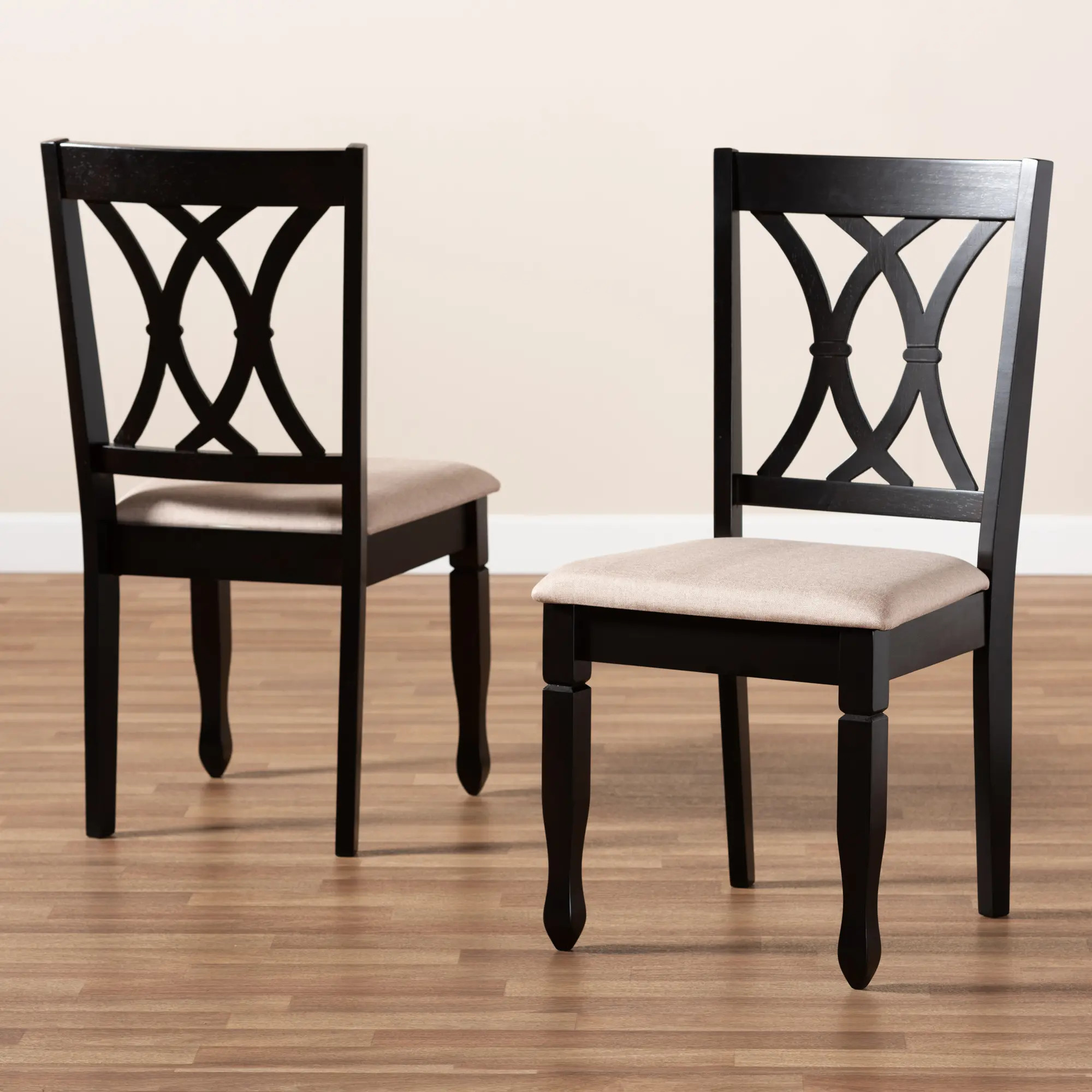 162-10527-RCW Cody Dark Brown Upholstered Dining Room Chair (Set of 2)-8