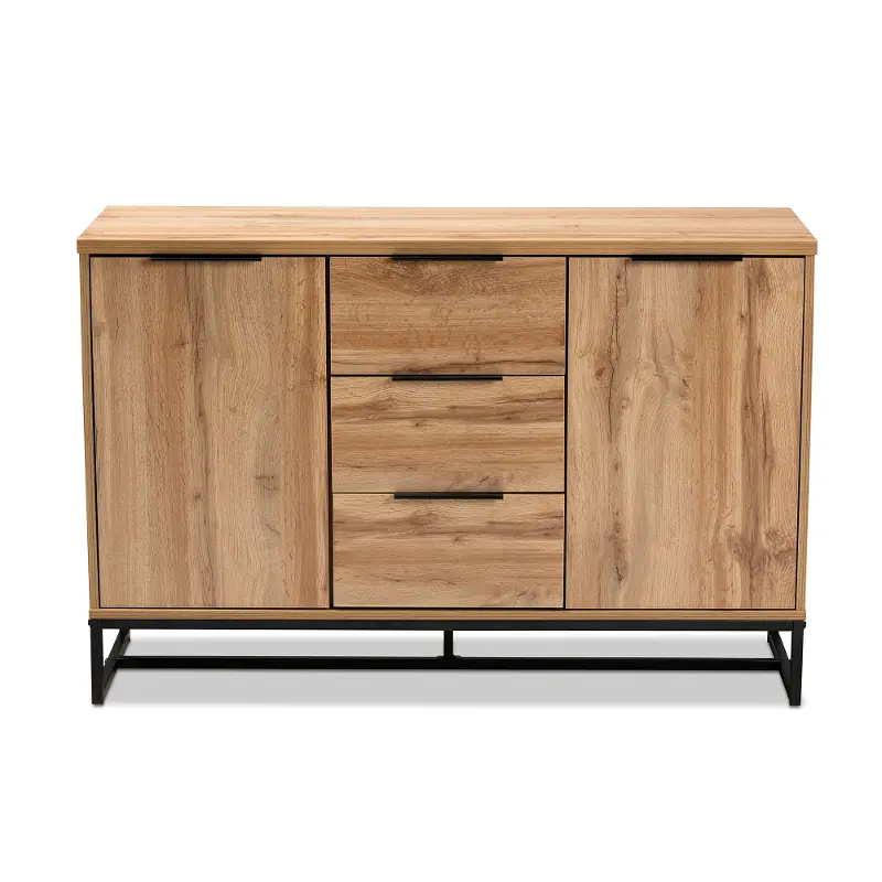 Candi Wood and Metal Dining Room Sideboard