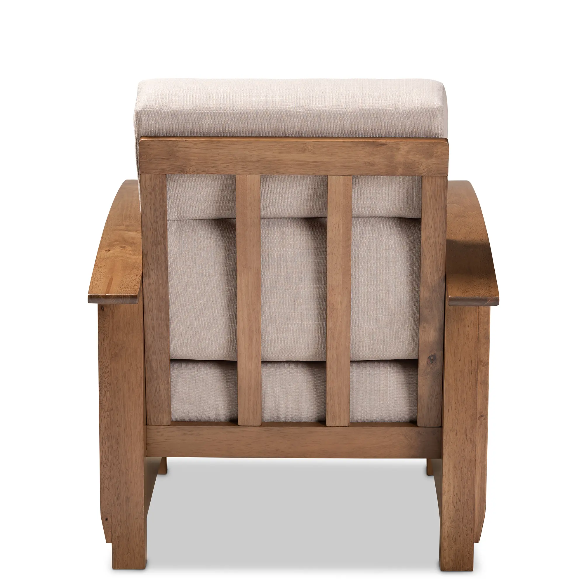 162-9797-RCW Classic Mission Taupe and Walnut Chair - Laurisa-6