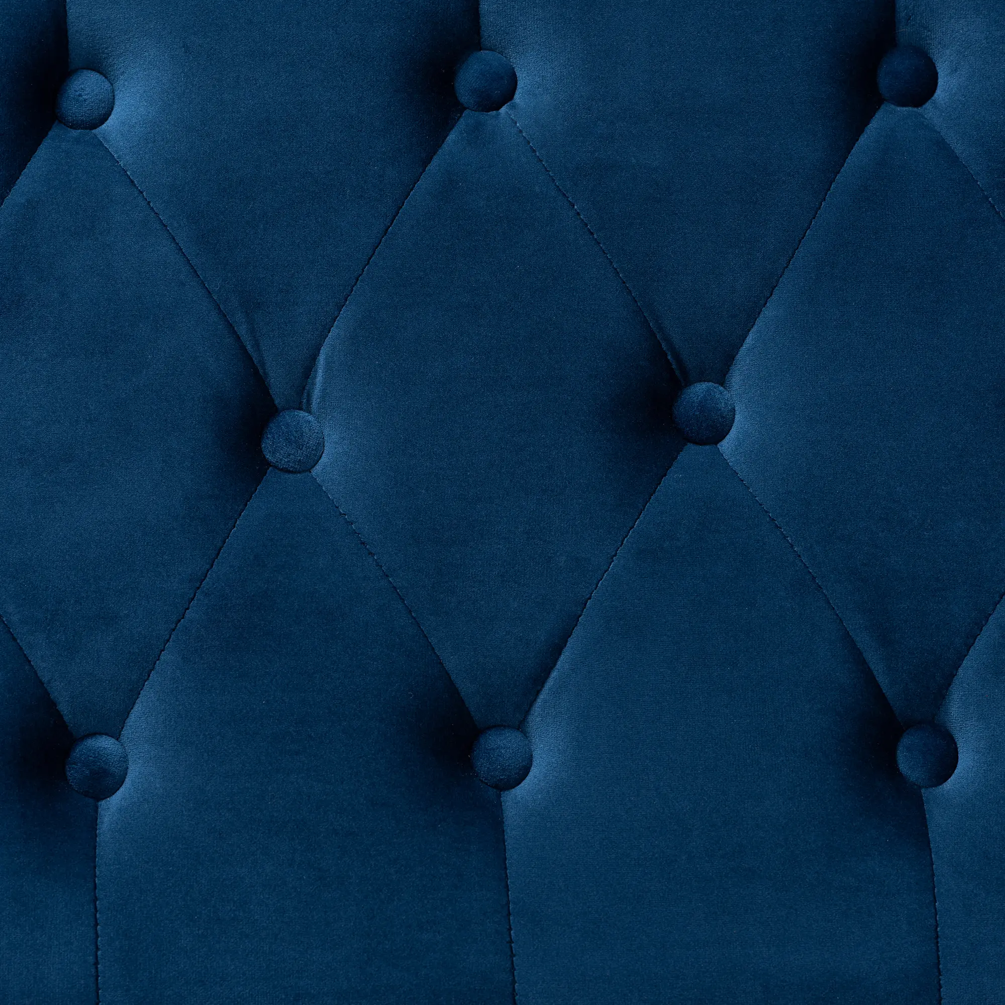 162-10463-RCW Glam Navy Blue Velvet Upholstered Storage Ottoman - Gorden-8