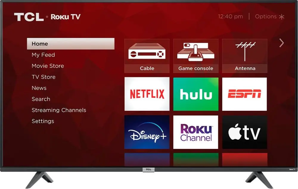 55S435 TCL 55  4-Series 4K UHD HDR LED Smart Roku TV-1