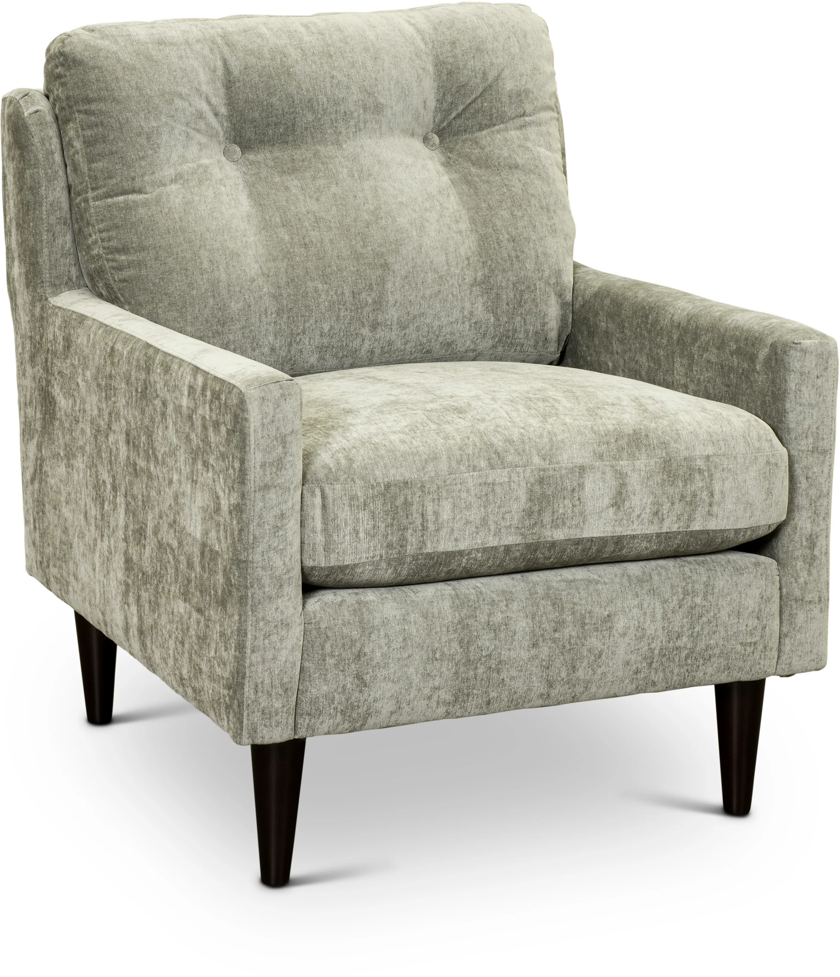 Trevin Cement Gray Upholstered Accent Chair-1