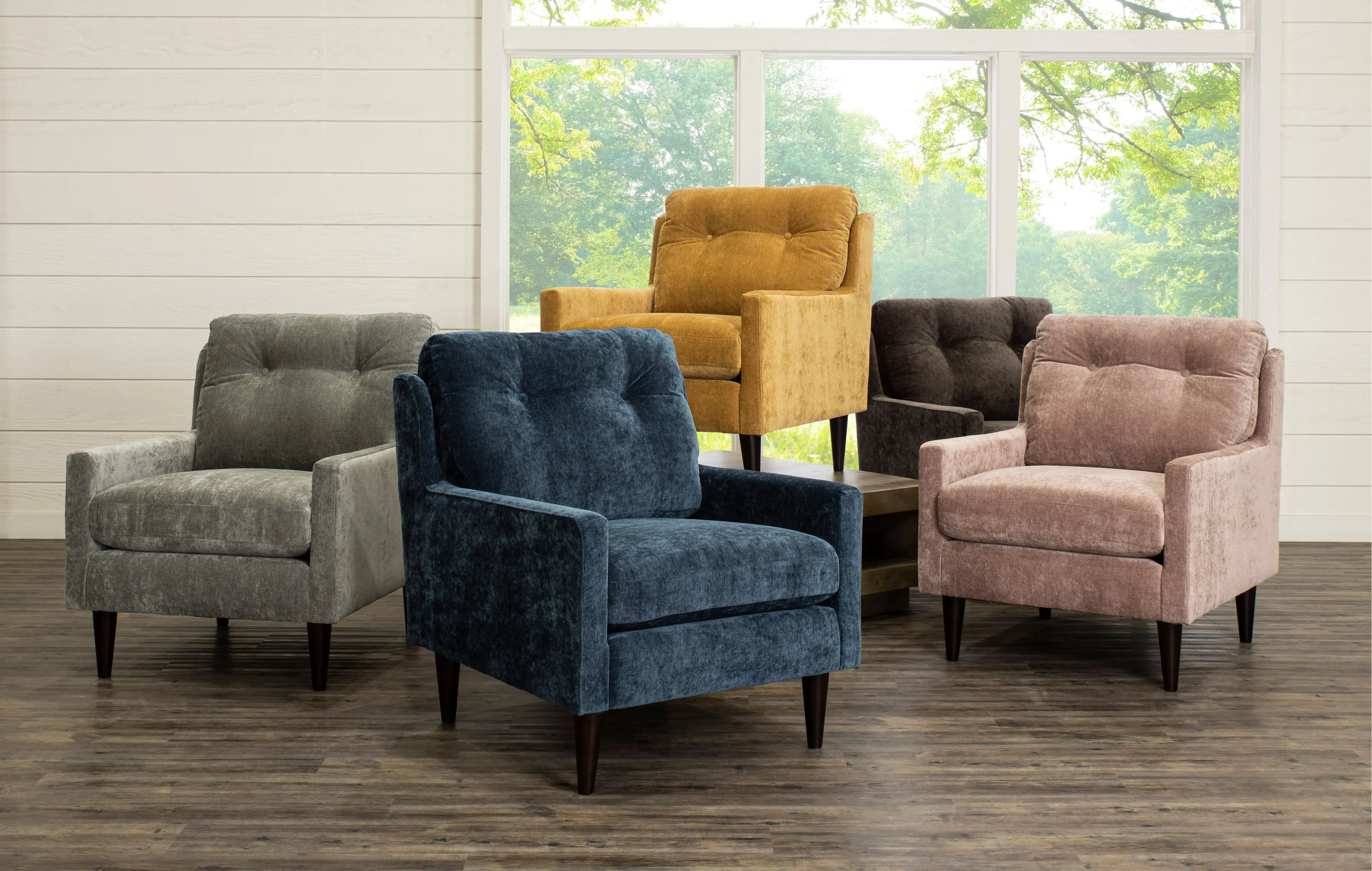 Trevin Butterscotch Gold Accent Chair-3