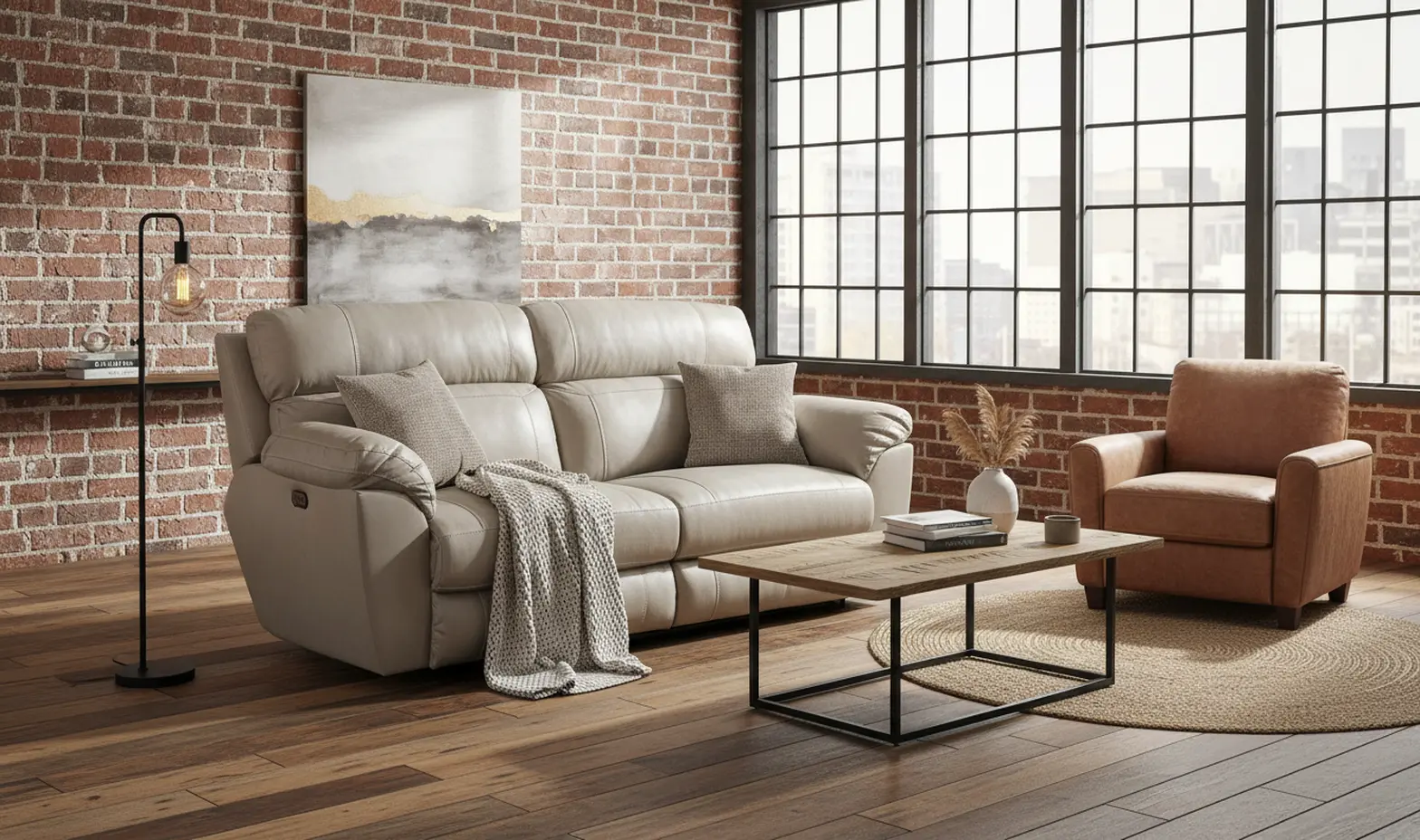 64071 Costa Putty Beige Leather Lay-Flat Power Reclining Sofa-12