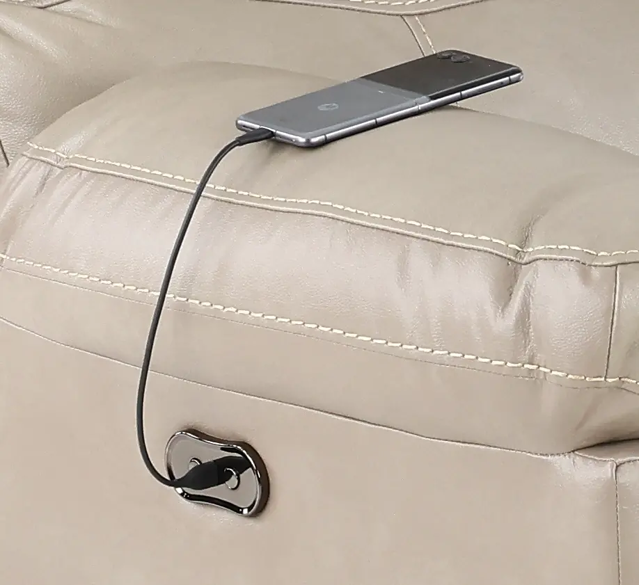 64071 Costa Putty Beige Leather Lay-Flat Power Reclining Sofa-7