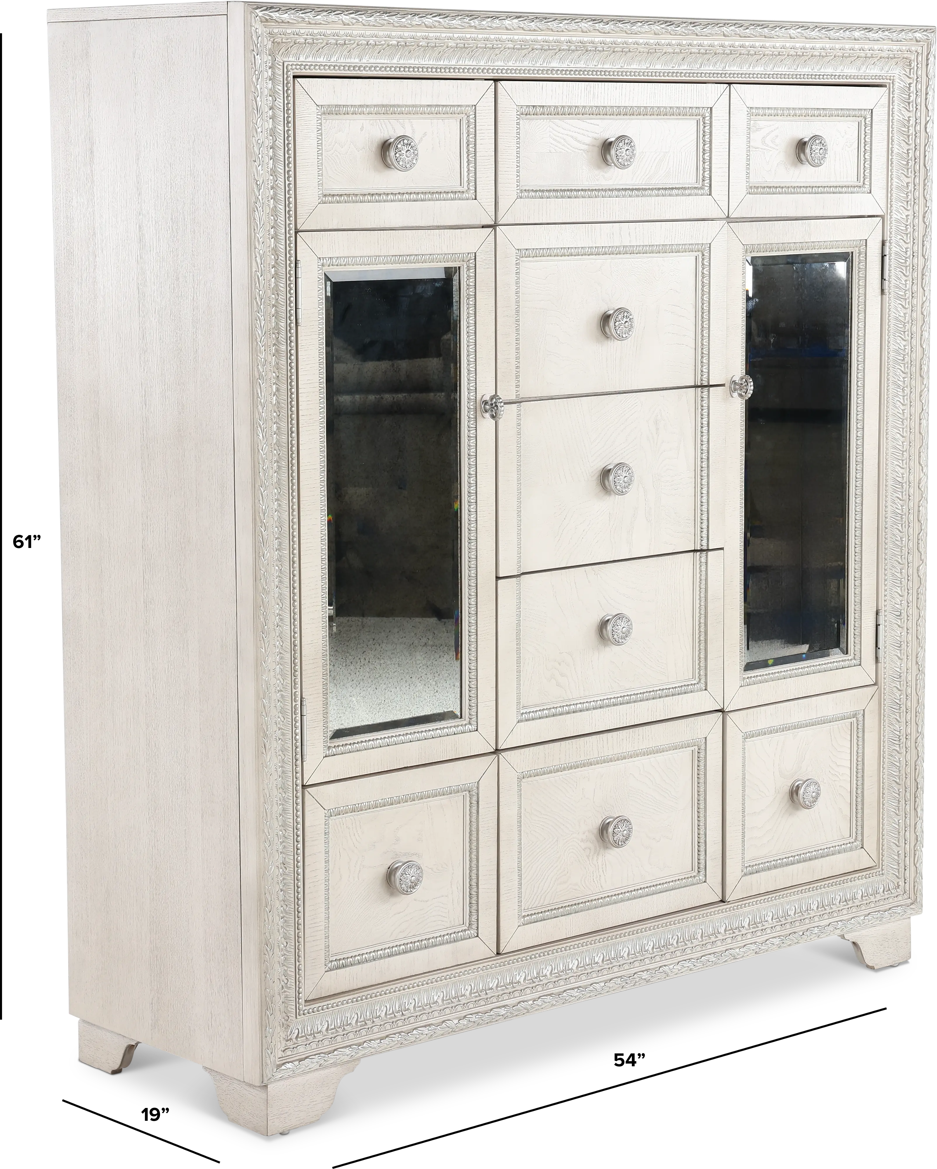 Camila Pearl White Large Chest-2