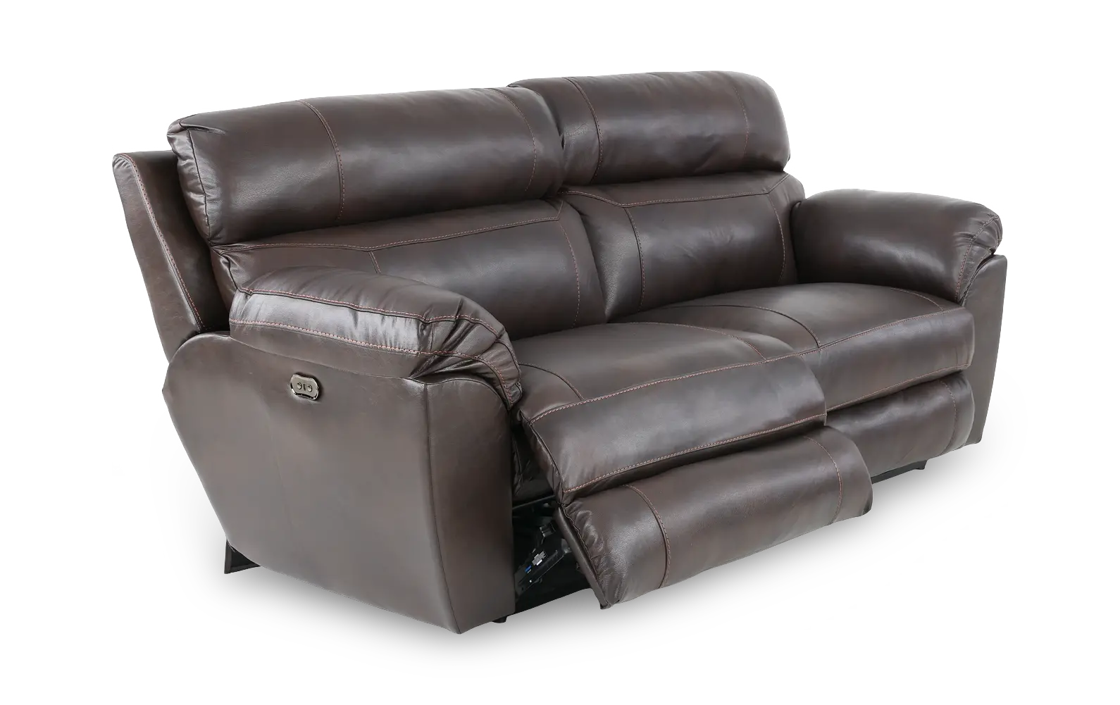 64071 Costa Brown Leather Lay-Flat Power Reclining Sofa-5